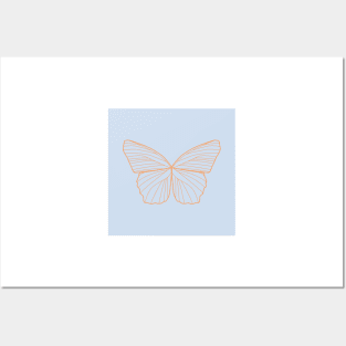 Butterfly Spring Design Posters and Art